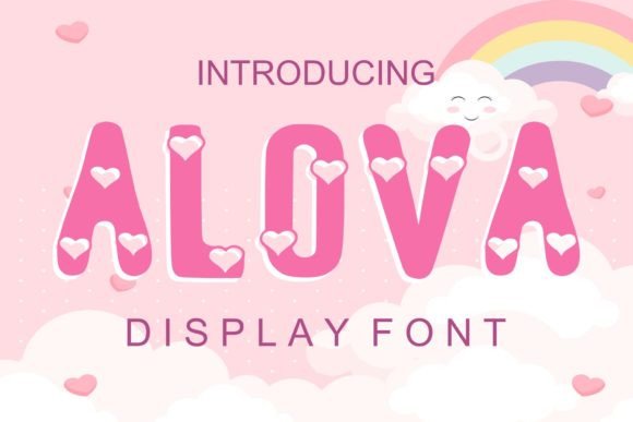 Alova: A Warm, Playful Display Font for Small Business Branding