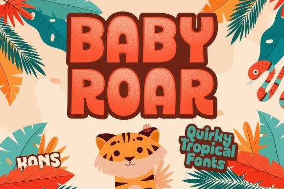 Baby Roar: A Friendly Display Font for Warm, Human-Centered Web Design