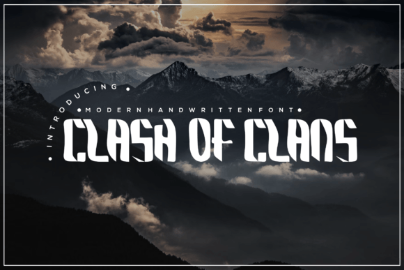 Clash of Clans: A Bold Display Font That Commands Attention