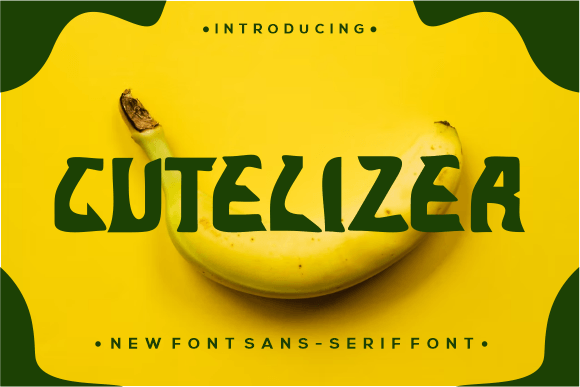 Cutelizer: A Whimsical Display Font for Editorial Charm