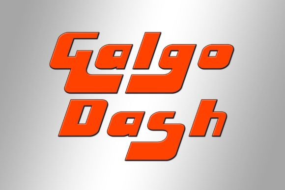 Galgo Dash: A Joyful Display Font for Editorial Moments