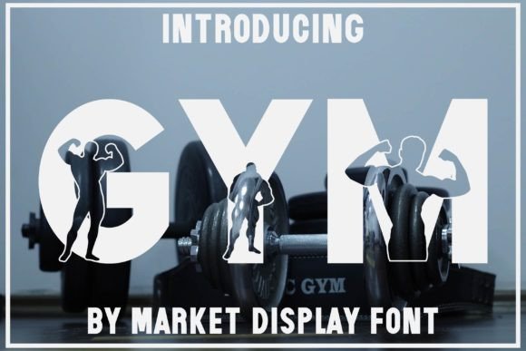 Gym: A Bold Display Font for Handmade Fitness & Lifestyle Brands