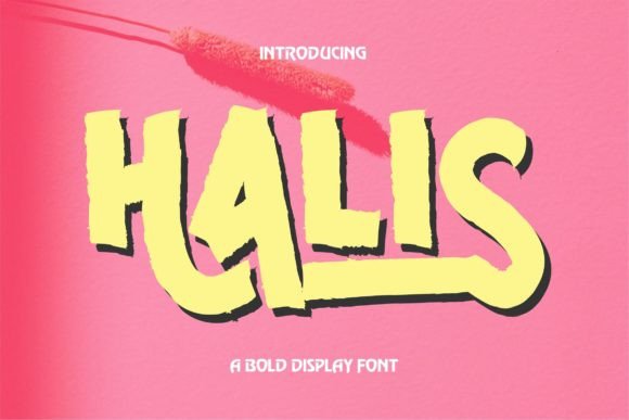 Halis: A Bold Display Font for Modern Digital Branding