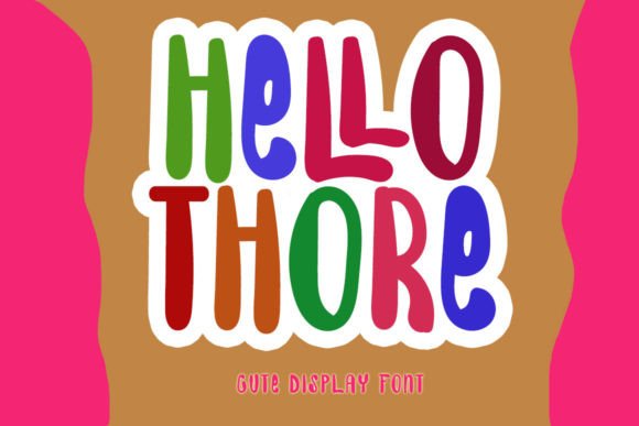 Hello Thore: A Fresh, Elegant Display Font for Real Branding Work