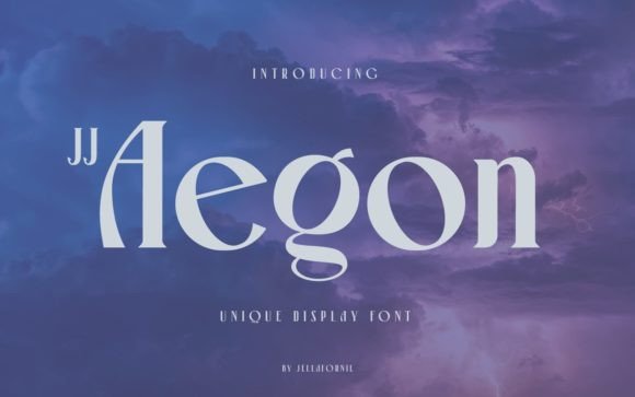 Jj Aegon: A Vintage Display Font That Feels Like Home