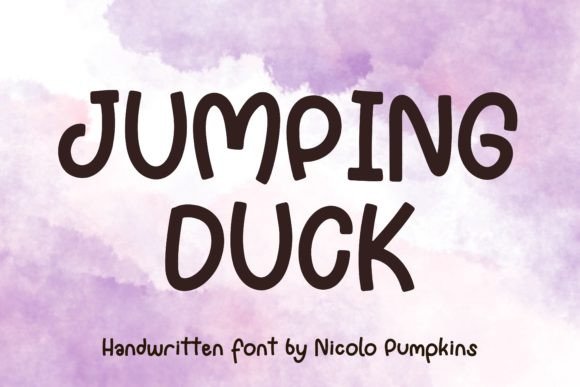 Jumping Duck: A Friendly Display Font for Handmade Brands