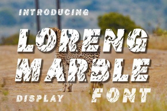 Loreng Marble: A Premium Display Font for Distinctive Branding