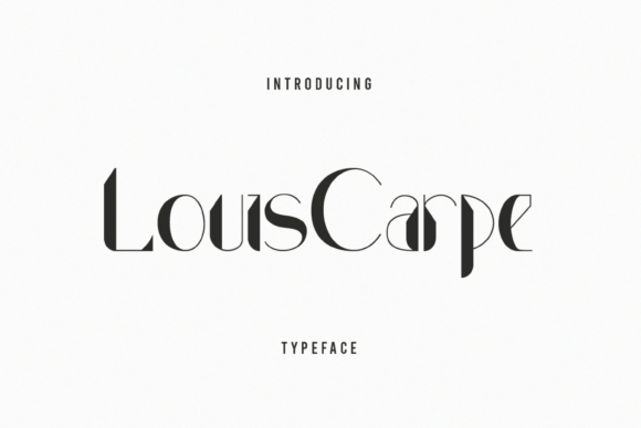 Louis Carpe: A Modern Display Font That Elevates Brand Messaging