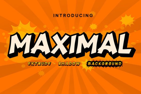 Maximal Font: A Bold Display Typeface for Digital Impact
