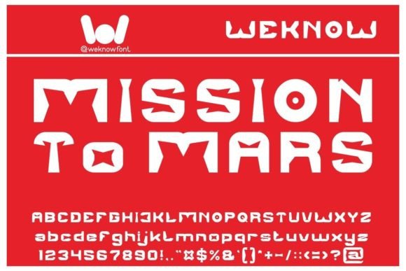 Mission to Mars: A Display Font That Lands Your Message