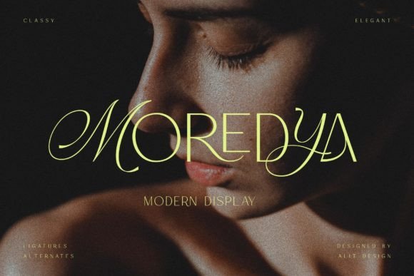 Moredya: A Standout Display Font for Digital Branding