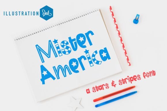 Mr. America: A Patriotic Display Font for Brand Personality
