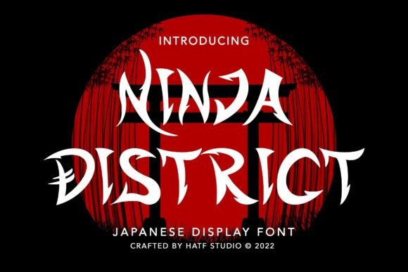 Ninja District: A Playful Yet Polished Display Font for Small Brands