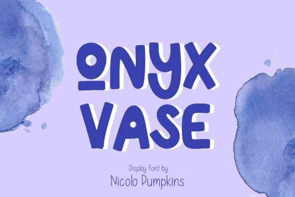 Onyx Vase: A Friendly, Modern Display Font for Small Business Branding