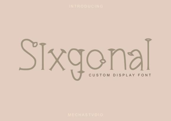 Sixgonal: A Display Font That Stands Out in Fast-Scrolling Feeds