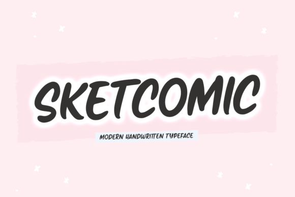 Sketcomic: A Playful Brush Display Font That Feels Handmade