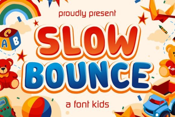 Slow Bounce: A Display Font That Makes Your Headlines Stick