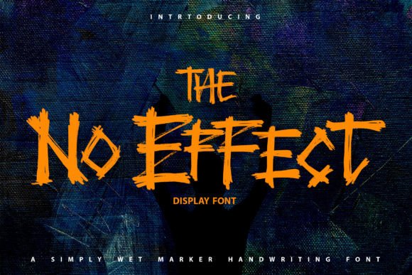 The No Effect: A Display Font That Actually Makes a Statement