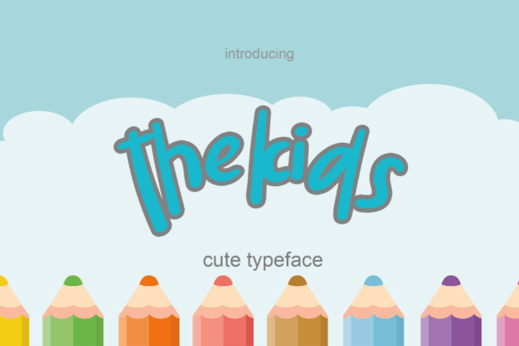 Thekids: A Playful Display Font for Editorial Design