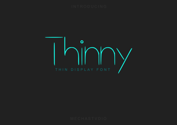 Thinny: A Display Font That Makes Your Brand Look Instantly Polished