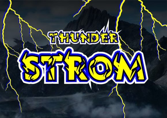 Thunder Strom: A Bold Display Font for Scroll-Stopping Marketing