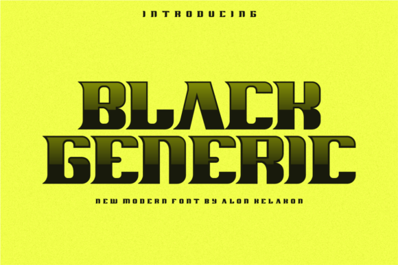 Why the Black Generic Font Works for Small Business Branding